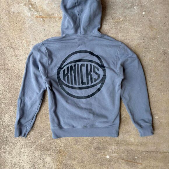 Jordan Men's Blue and Grey Hoodie - Picture 5 of 7